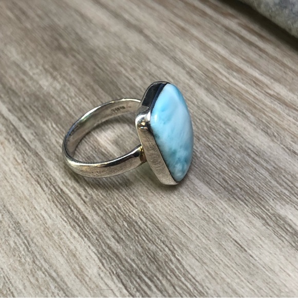 Larimar Sterling Silver Set - Picture 11 of 14